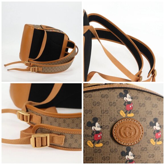 GUCCI Micro GG Supreme Disney Collaboration Backpack PVC 552884 Auth 134962M - Picture 16 of 16